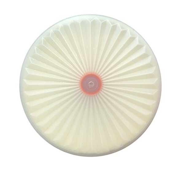 Vintage Tupperware Harvest Orange 2 Quart Pitcher 800-5 Push Button Lid 9.5" EUC - Picture 5 of 7